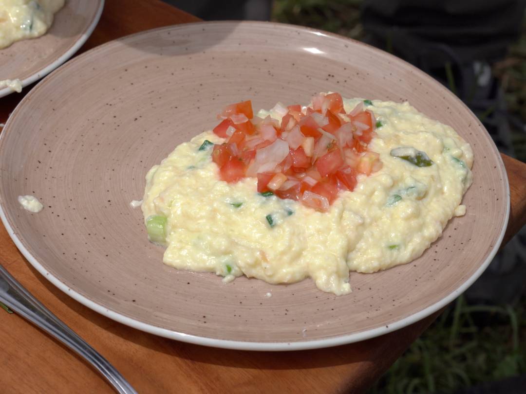 Ostrich Egg Inspired Scrambled Eggs from Scrambled on the Road » Gordon  Ramsay.com