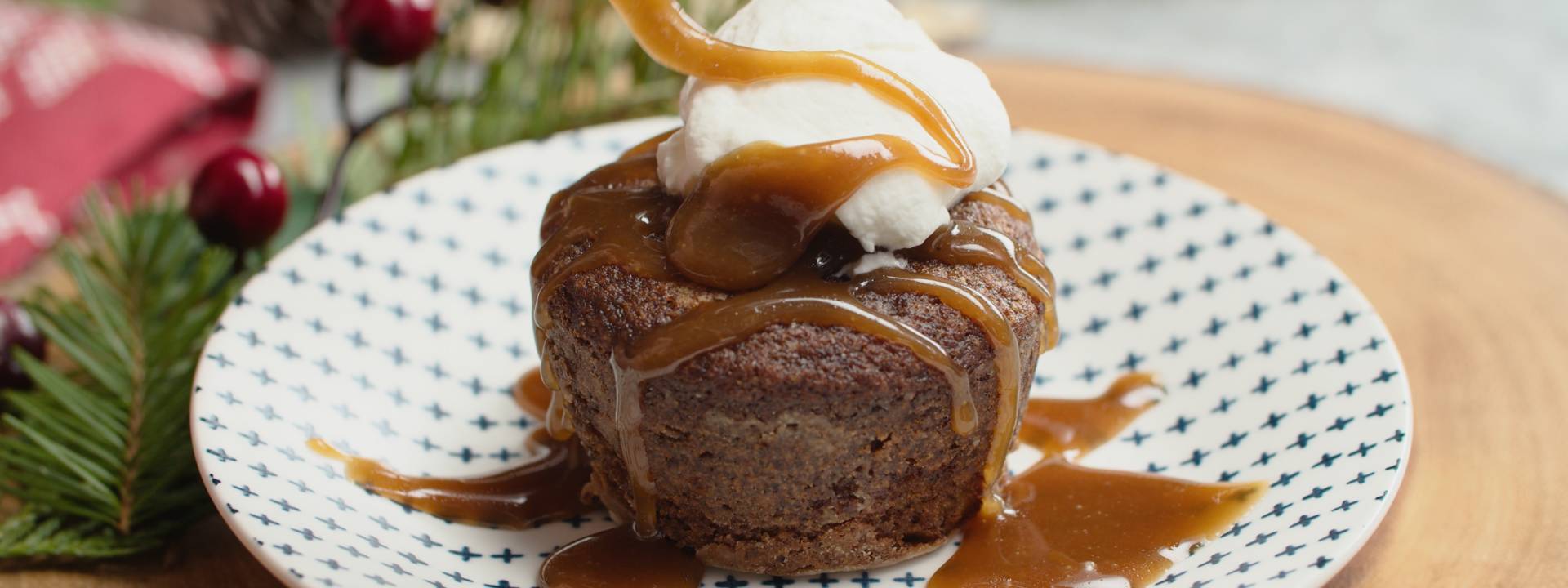 Sticky Toffee Pudding with Salted Caramel Sauce | Emi Cooks
